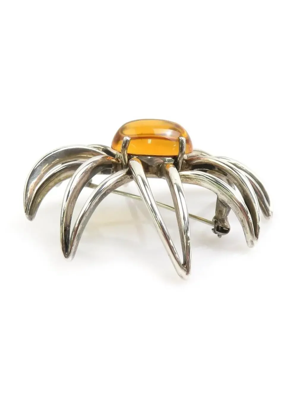 Auth Tiffany&Co. Brooch Silver/Orange #329700T28B